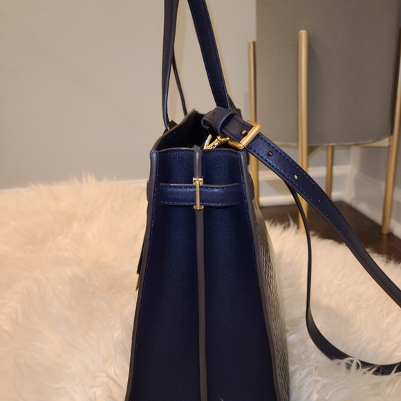 Tory Burch embossed Walker Satchel - Picture 2 of 9